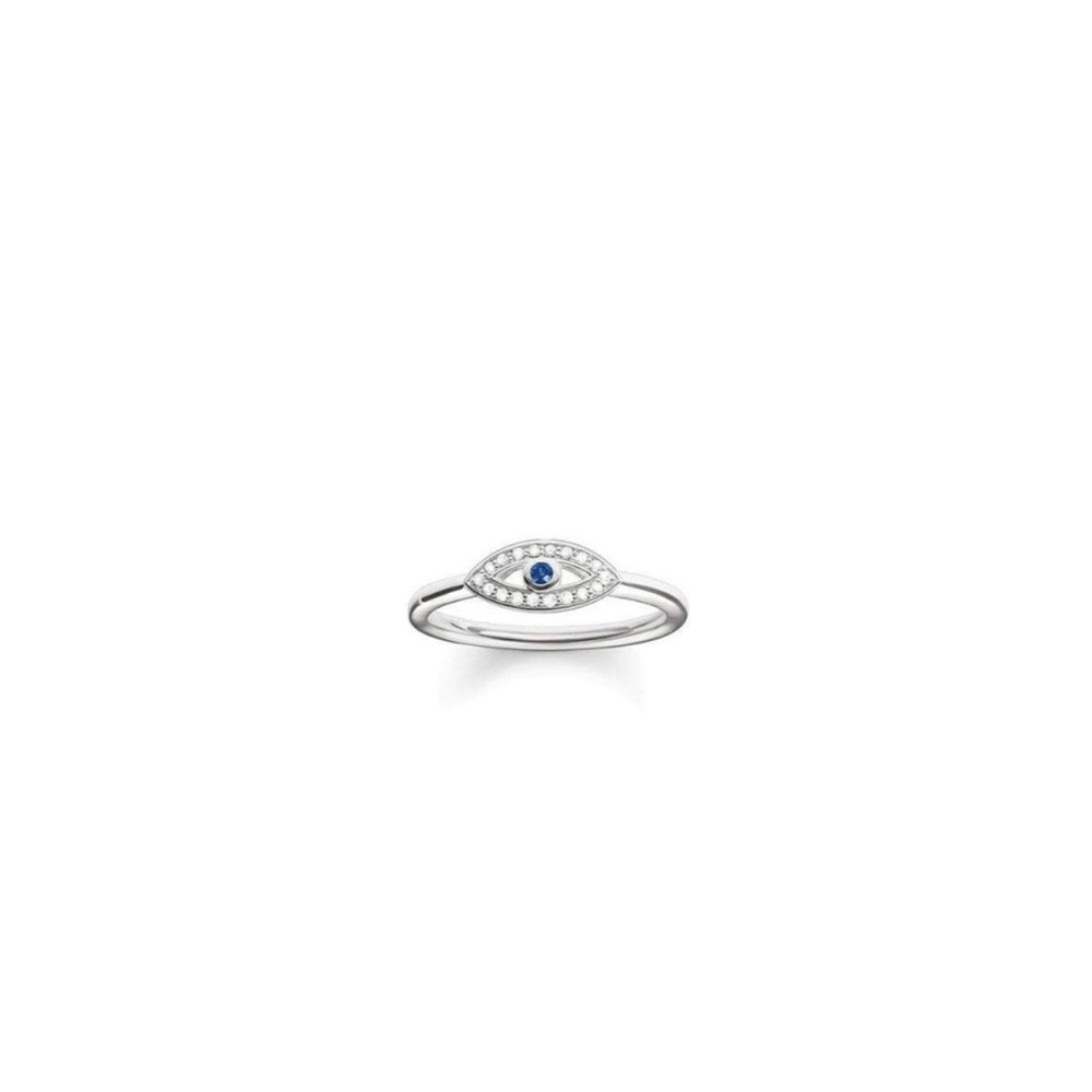 Thomas Sabo Sterling Silver Evil Eye Ring